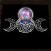 60x60cm Tarot Card Tablecloth Flannel Geometric Figure Divination Altar Cloth Board Game Oracles Card Pad Rune Support