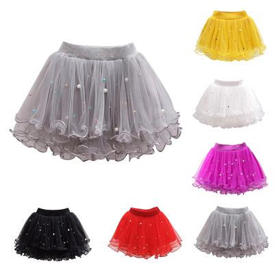 Sommer Kinder Tüllrock Pompadour Kuchenrock Mädchen Baby Halb süß Mode Rock