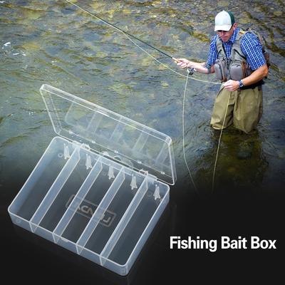 Cârlige cu 5 compartimente pentru momeală de pescuit