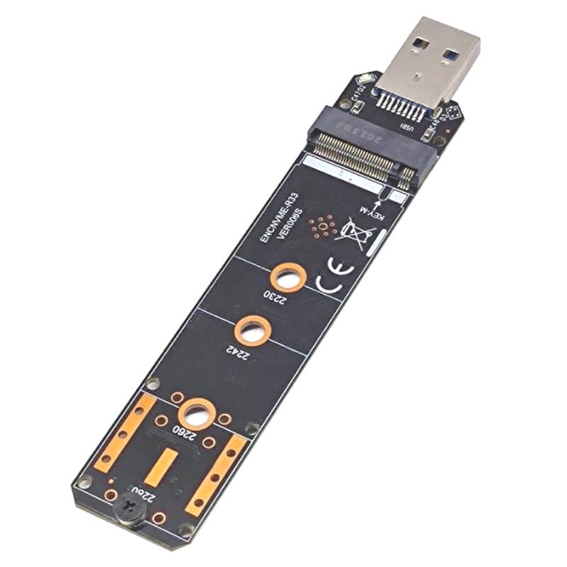 

Адаптер USB M.2 Nvme до адаптера SSD USB 3.1 10 Гбіт/с Usb3.1 Gen 2 Rtl9210 Чіпи