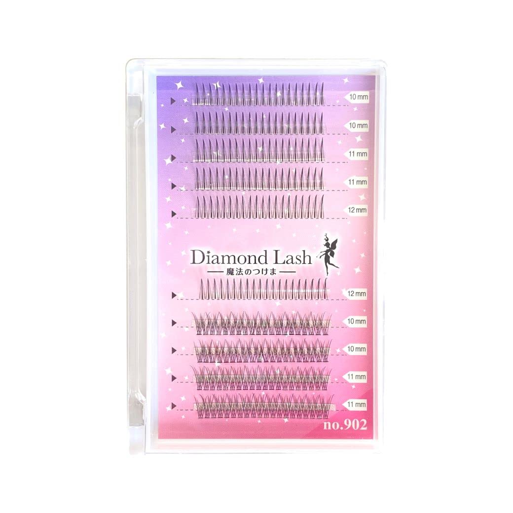 NEW DiamondLash One-Hand Lash Series Partial False Eyelashes (No. 902 (10mm-12mm))