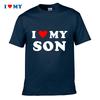 I Love My Son Tshirt Casual Cotton Short Sleeve Tee Perfect Gift For Fathers Day Birthday Family Love