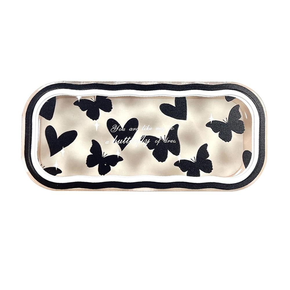 Custodia per Occhiali in Plastica alla Moda Scatola Portatile Visibile per Occhiali da Sole Custodia Protettiva Trasparente per Occhiali Occhiali per Presbiopia