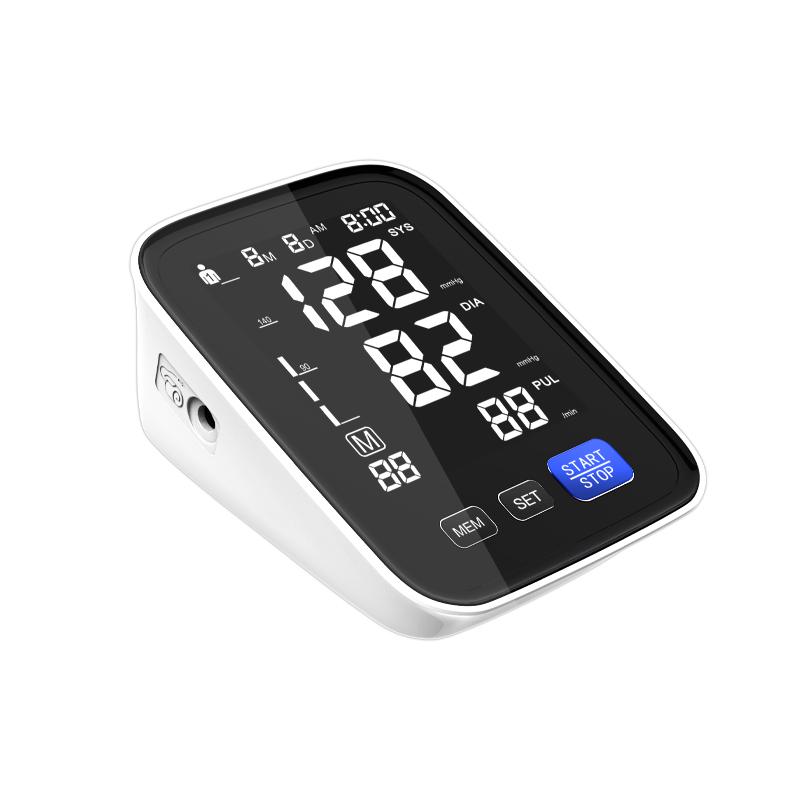 Portable Smart Voice Sphygmomanometer Digital Tensiometer Blood Pressure Monitor with Electric Power Source