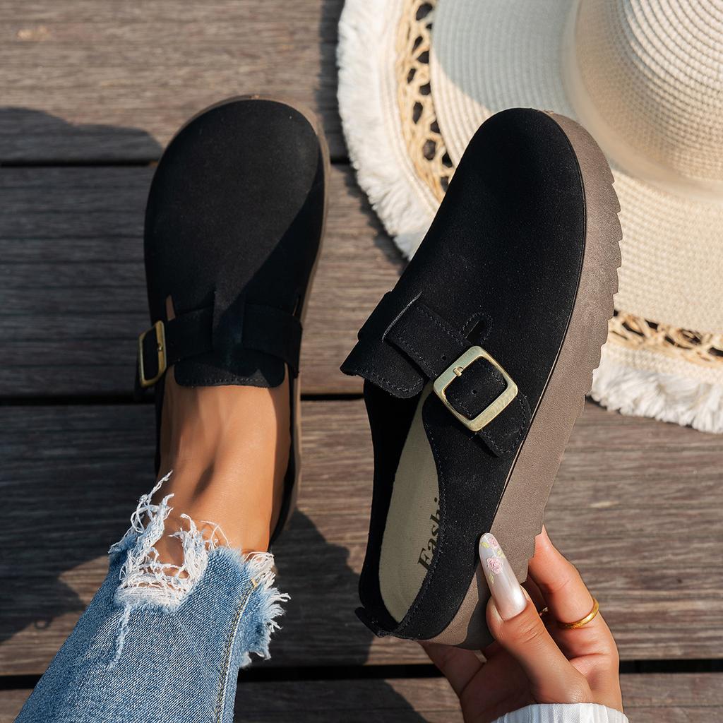 Boken Shoes, Women's Shoes, Seasonal Shoes, Casual Shoes, Soft Soled Shoes, Toe Shoes, Semi Slippers