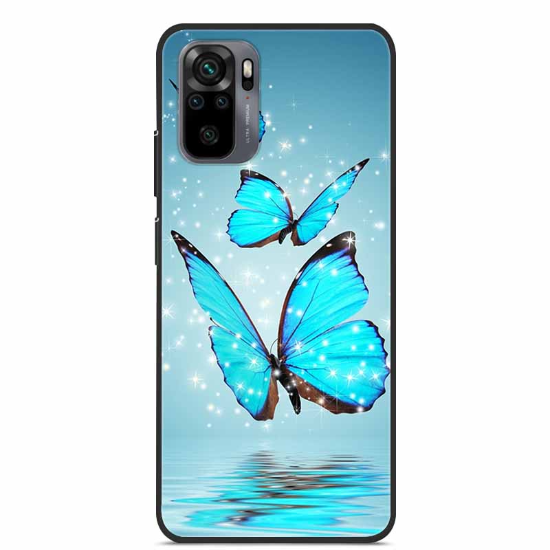 Dla Xiaomi Redmi Note 10S Case silikonowa tylna okładka etui na telefony dla Xiaomi Redmi Note10T 2021 miękki futerał uwaga 10S 10T 10 T S Coque