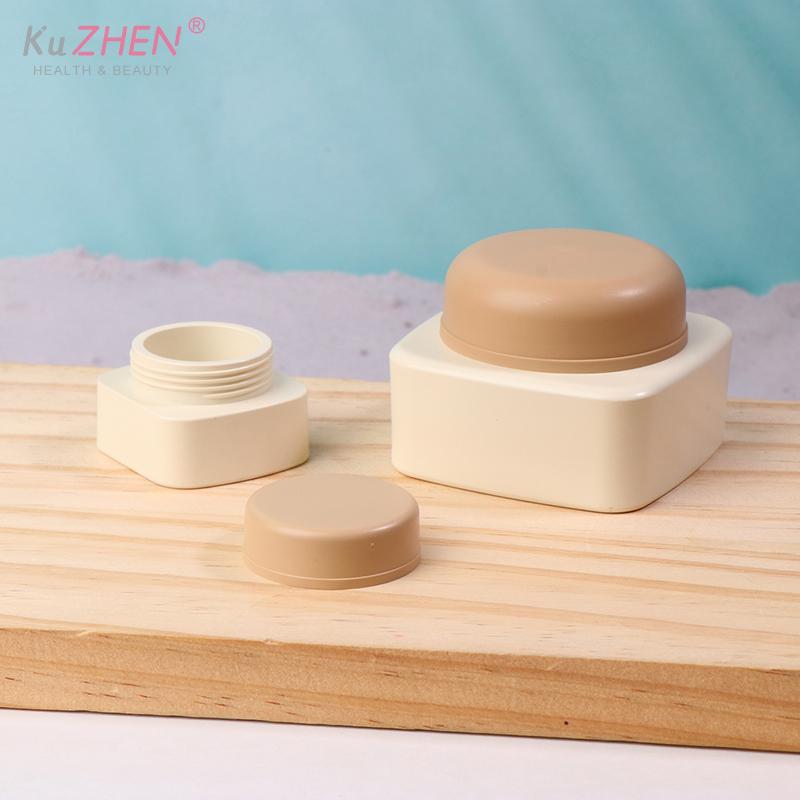 5/20g s/l Empty Plastic Nail Art Cosmetic Square Containers Jar Face Cream Pot Nail Gel Powder Box Makeup Lotion Tool Packaging