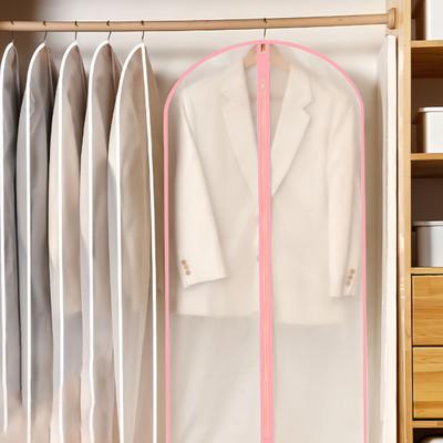 Staubschutzhülle für Kleidung, transparent, mit Haken zum Aufhängen, Reißverschluss, feuchtigkeitsbeständig, staubdicht, große Kapazität