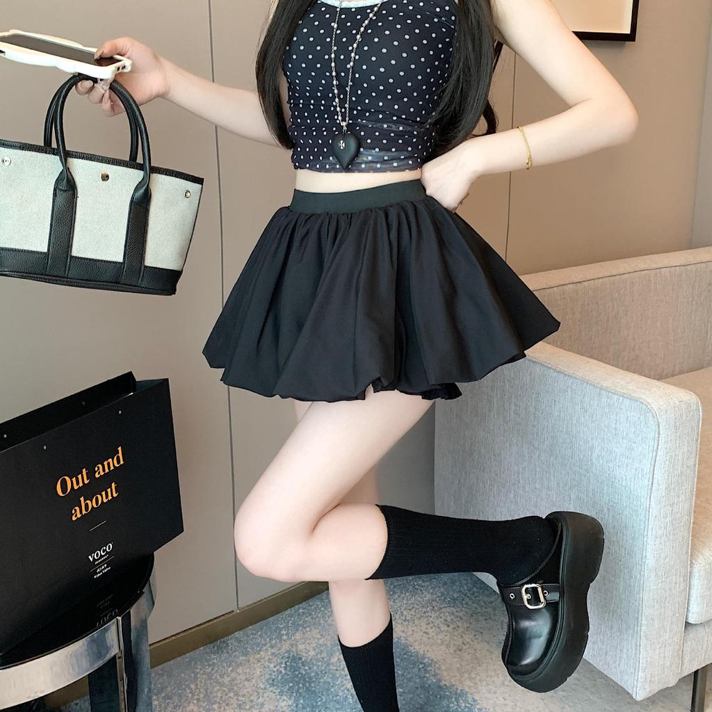 White Tulip Organza Midi Skirt - Women's Retro Summer Fairy Style