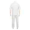 Barbara Blue Stripe Men S Pajama Set amp4569S