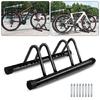 Bicycles Storage Organizers Two Bikes Floor Stand Replacement Bike Parking Rack Compacts Garage Bike Rack Enduring