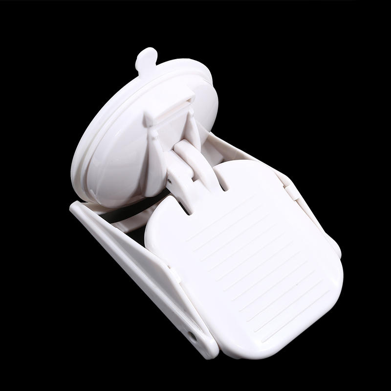 Strong Suction Cup Folding Shower Footstool Non-Slip Surface Space-Saving Installation for Bathroom Shower Bath Tub Pedicure Shaving Foot Rest Support