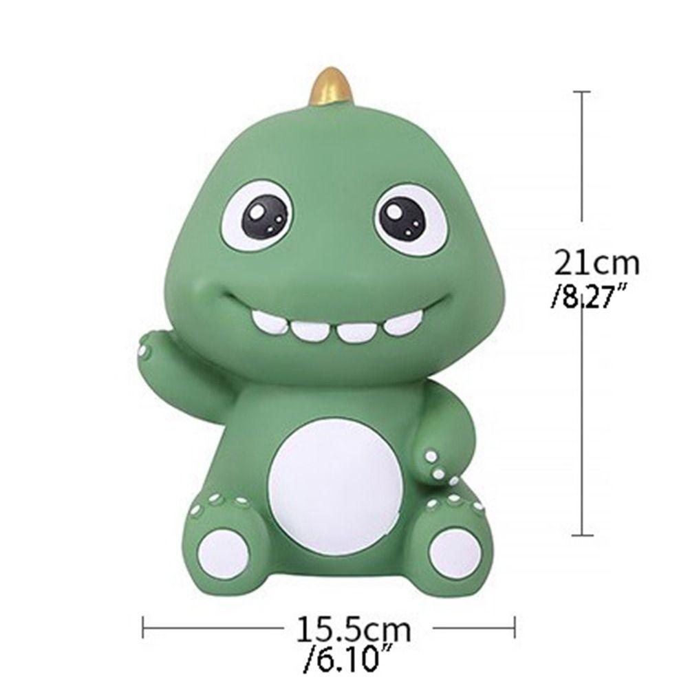Waterproof Dinosaur Piggy Bank Cute Cartoon Saving Jar Large Capacity Dinosaur Saving Bank  Kids