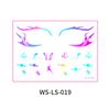 European & American Cross-border Music Festival Laser Eyeliner Stickers - Waterproof & Long-lasting Disposable Tattoos