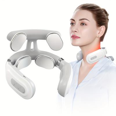 Portable Neck & Shoulder Massager with Deep Tissue Kneading, 4 Modes & 16 Intensity Levels, USB Rechargeable