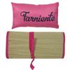 Les Trésors De Lily [A2877] - Geantă covoraș de plajă și pernă roz „Farniente” - 176x60 cm