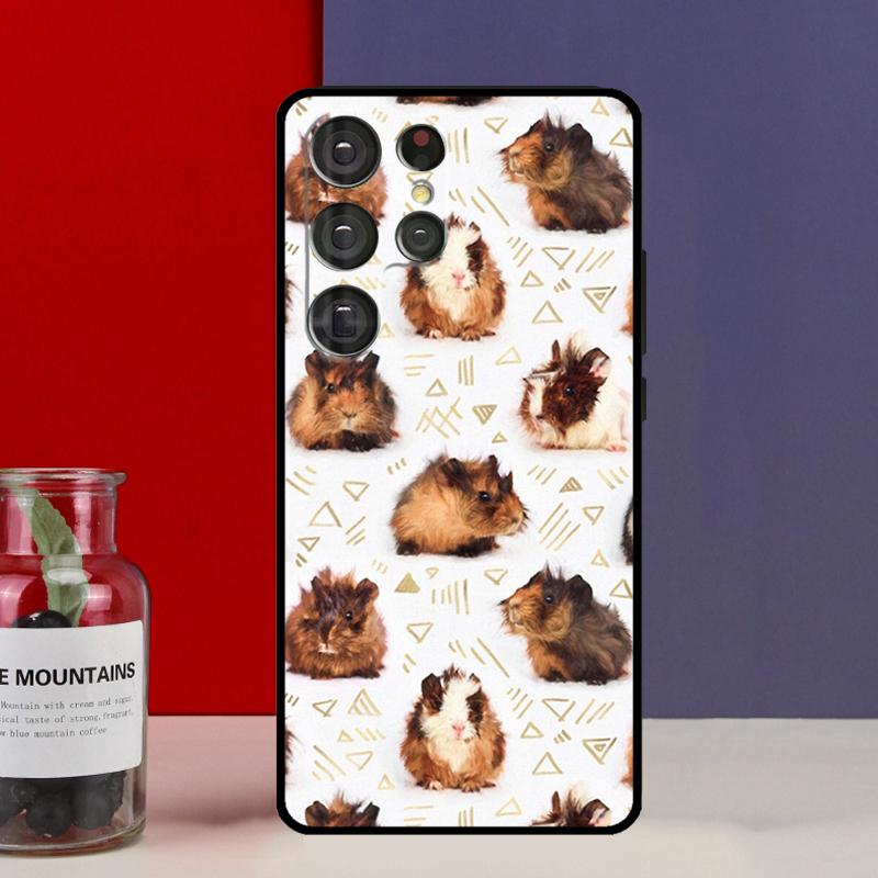 Pattern Guinea Pig Cute Funda Case For Samsung Galaxy S25 Ultra S9 S10 S20 S21 S22 Plus S23 Ultra S24 FE Phone Cover