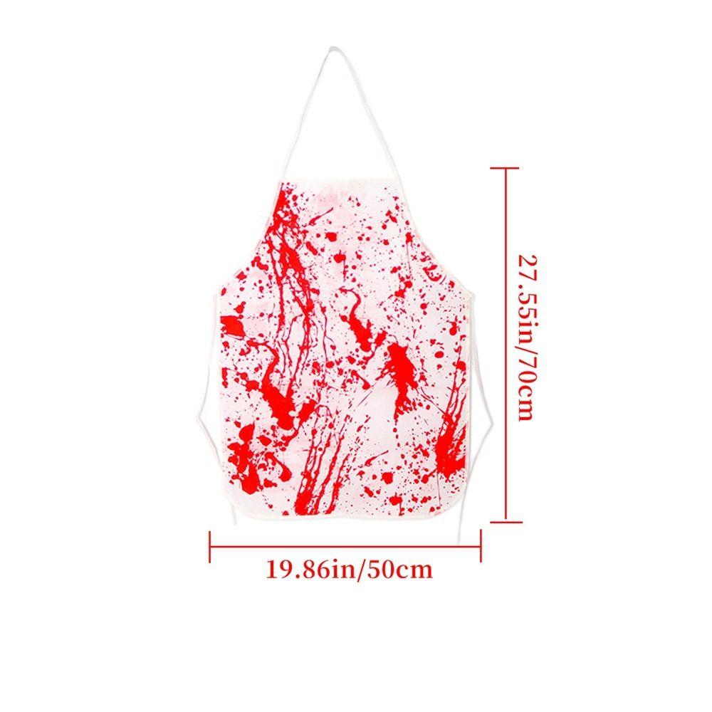 Skirt Halloween Dress Up Blood Print Sock Halloween Blood Gloves Handprint   Women