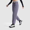 Li Ning Comfortable Casual Versatile Solid Color Knitted Sports Pants Women Bottoms Dark-Gray Purple AKLU924-3