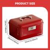Contenitore Bin Cassa con Serratura Conveniente Elegante Versatile con Serratura per Ufficio