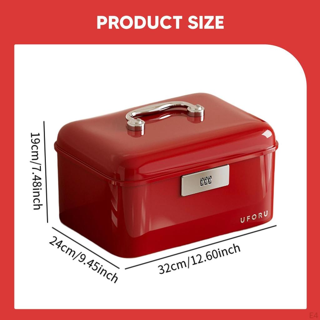 Contenitore Bin Cassa con Serratura Conveniente Elegante Versatile con Serratura per Ufficio