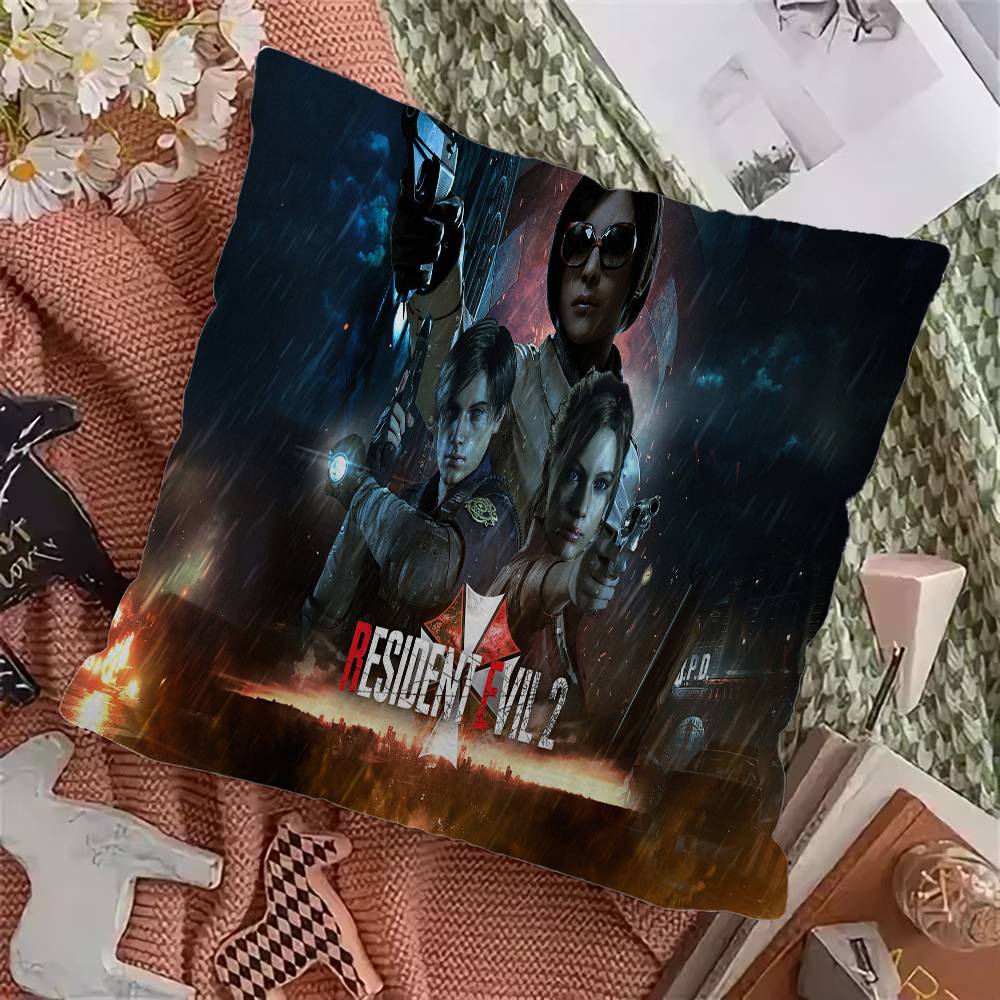 R-Resident E-Evil Games 45*45cm Cushion Cover Pillow Cover Decor Pillowcase Home Pillowcase for Couch Pillow