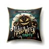 Halloween Pillowcase Car Waist Pillow Pumpkin Sofa Cushion Cover Office Home Living Room Pillowcase