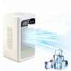 Tragbarer Luftkühler-Ventilator, 3-in-1 Kühlung, Befeuchtung & Aufladung, Mini Verdunstungsklimaanlage mit Nebel, Persönlicher Kühlventilator mit Luftbefeuchter für