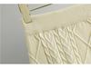 Women's Retro Cable Knit Two-Piece Set: Cardigan & Long Skirt
