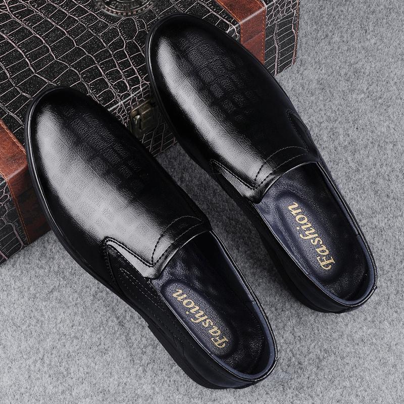 Fashion New Mens Italian Handmade Penny Loafers Genuine Leather Casual Flats Comfortable Driving Shoes Fast Delivery Male Business Shoes