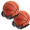 Suporte de Basquete de Parede Conjunto de 2 Peças, Decoração de Banheiro Masculino Sala de Jogos Decoração de Parede de Basquete Presentes Esportivos Masculinos, Suporte de Bola de Parede, Garagem Ballr