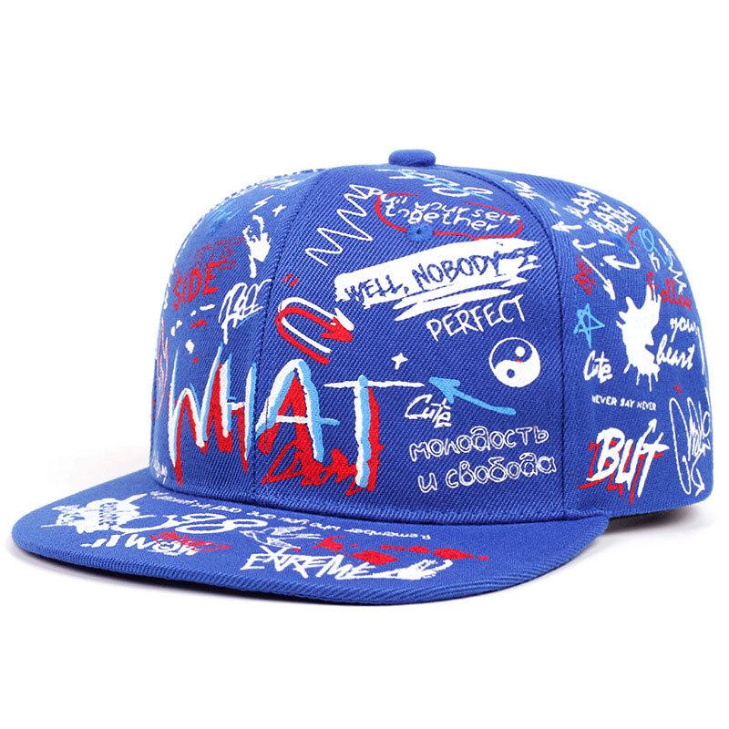 European and American cartoon graffiti hipster duck-tongue hat personality street trend men's and women's baseball caps