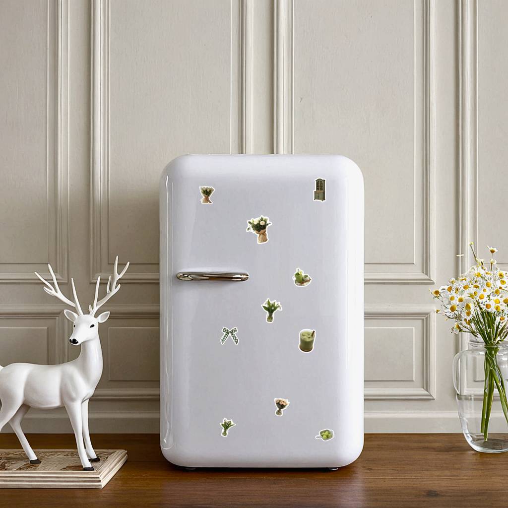35pcs-50pcs Vintage Botanical Stickers Natural Nature Vintage Stickers Nature Sticker Pack For Suitcase Fridge Phone Luggage