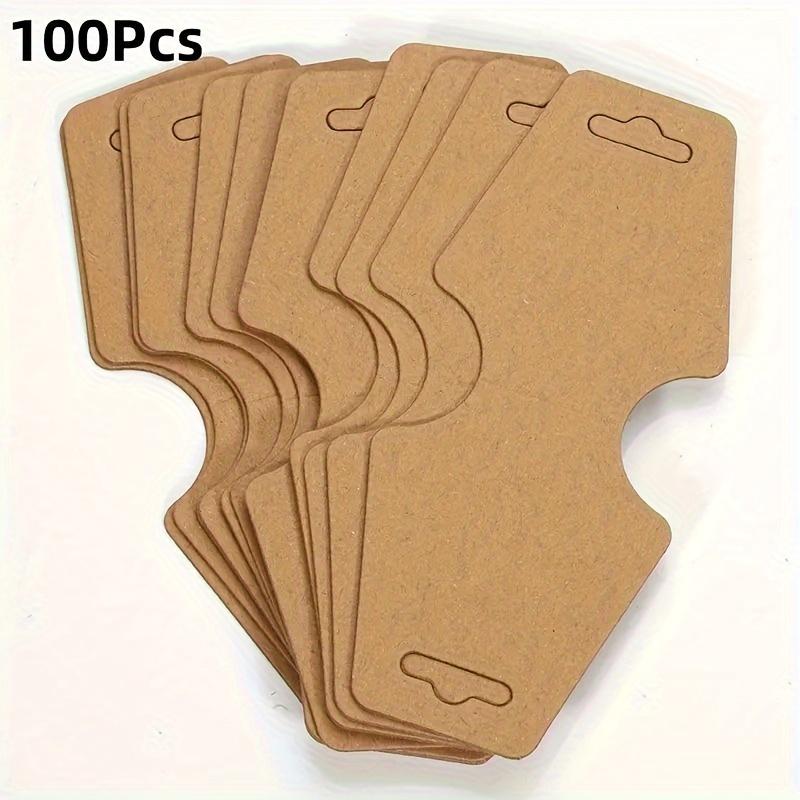 

100pcs Jewelry Display Cards for Bracelets, Necklaces, Earrings, Headbands and Keychains