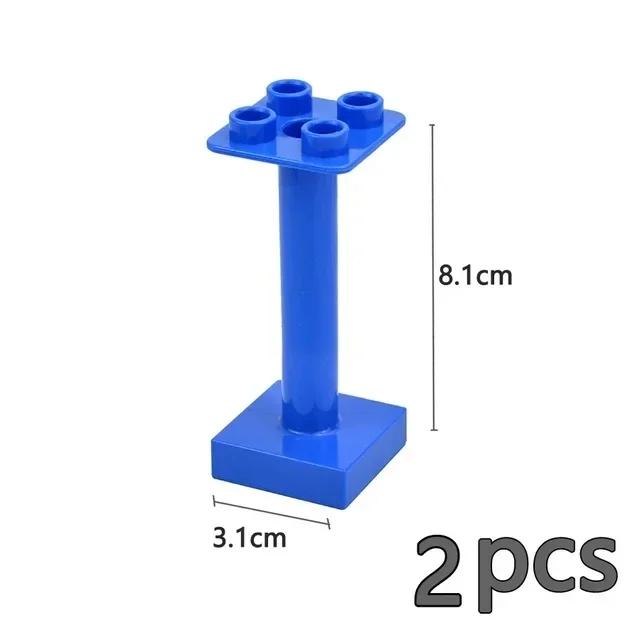 Duploes Velká velikost Základní deska Více velikostí 16x16 8x8 4x4 Cihly Montážní desky Velké částice Figurky Stavební bloky Dětské hračky