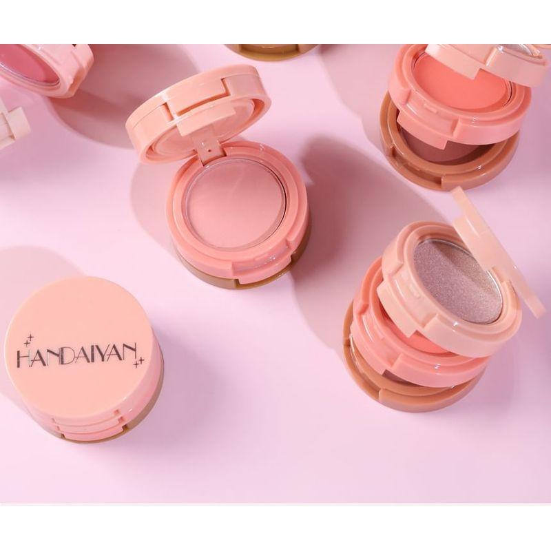 HANDAIYAN - 3 In 1 Highlight Blush Contour Palette - 3 Types