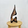 Artistic Abstract Wooden Streamlined Statue Minimalist Bookshelf Home Room Decoration Desktop Ornaments Home Gifts