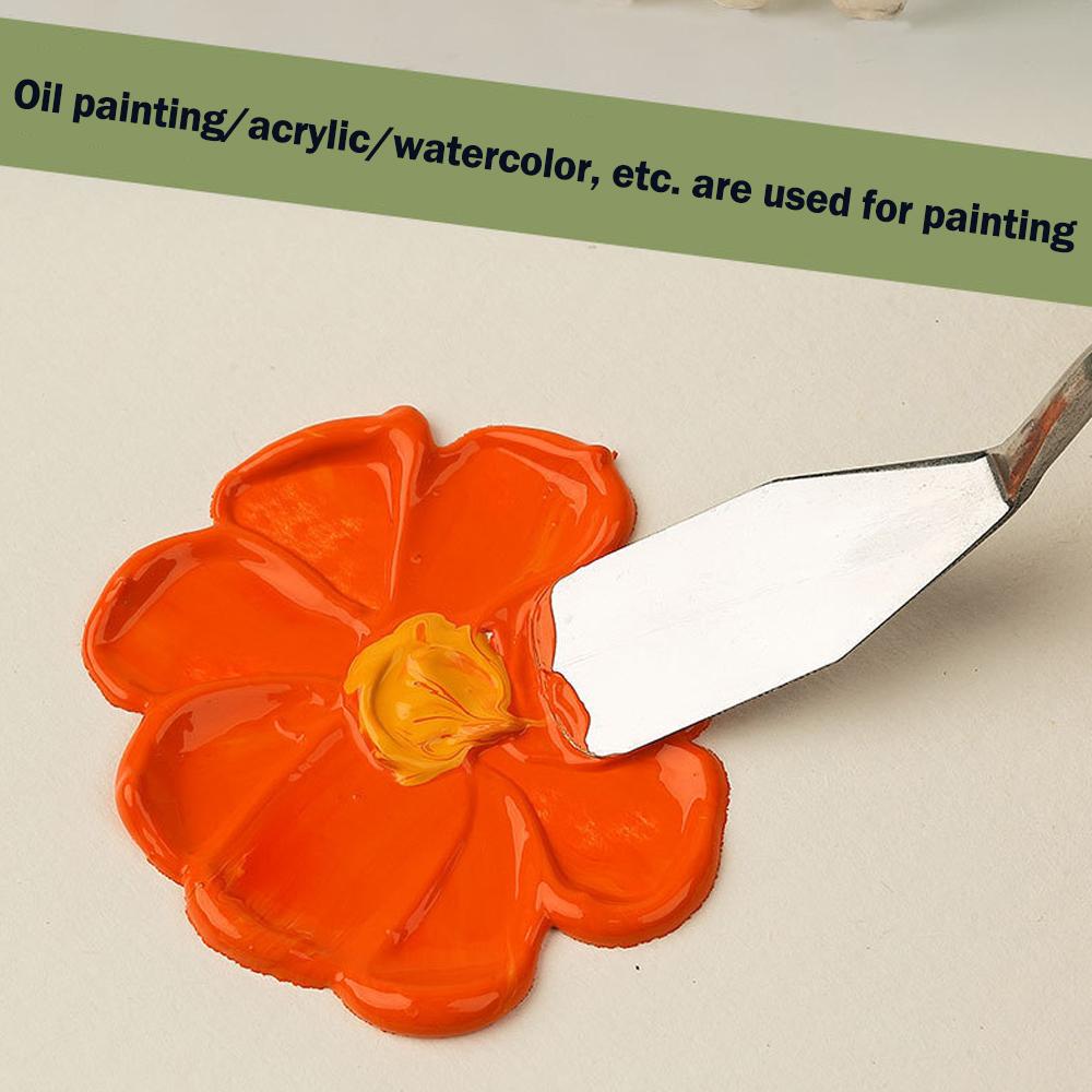 7pcs/set Oil Painting Scraper Knives Artist Crafts Spatula Palette Knife Scraper Drawing Art Tools Stationery Supplies