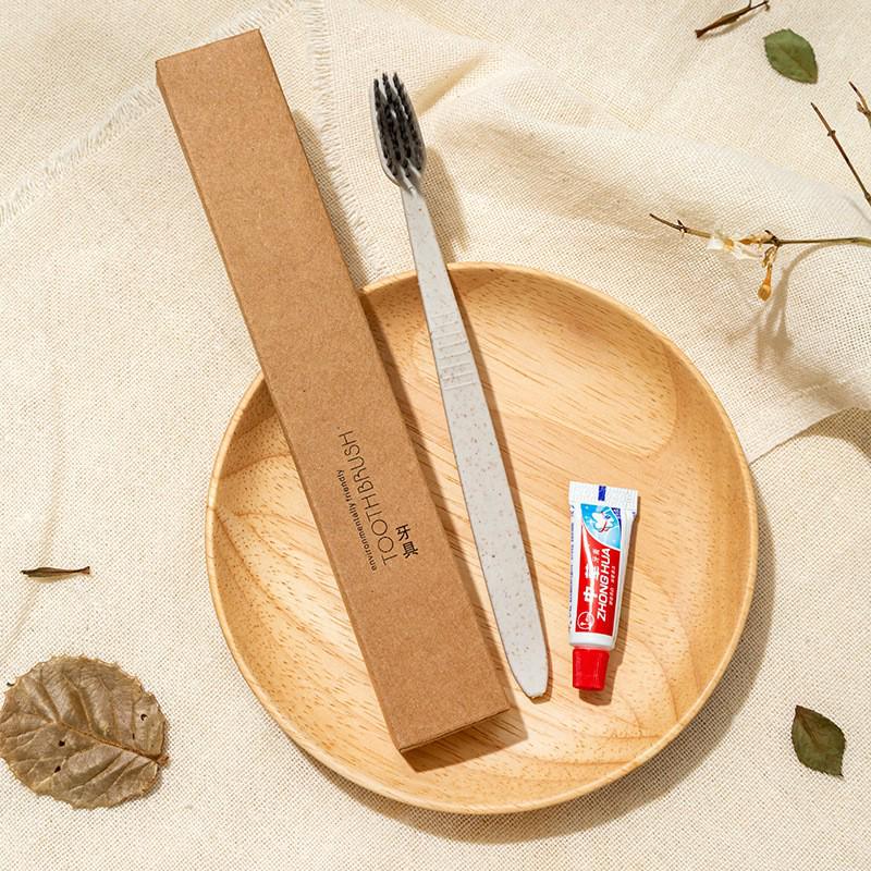 "Special Hotel Toiletries Set: Comb, Disposable Toothbrush with Toothpaste, Soft Bristles, Ideal for Homestays"