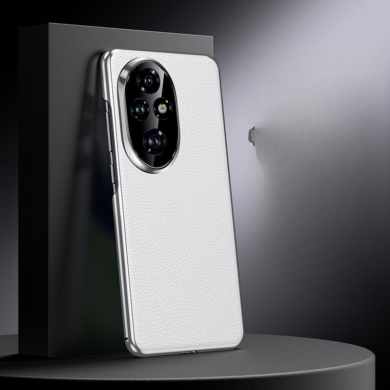 Suitable for Honor 200pro Mobile Phone Case Business 100por Anti-fall Lens Full-inclusive High-end Leather Case for Men and Women
