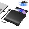 3.0 Type- C CD Drive, USB 2.0 Slim Protectable External CD-RW Drive DVD-ROM Burner Player for Laptops Desktop PCs