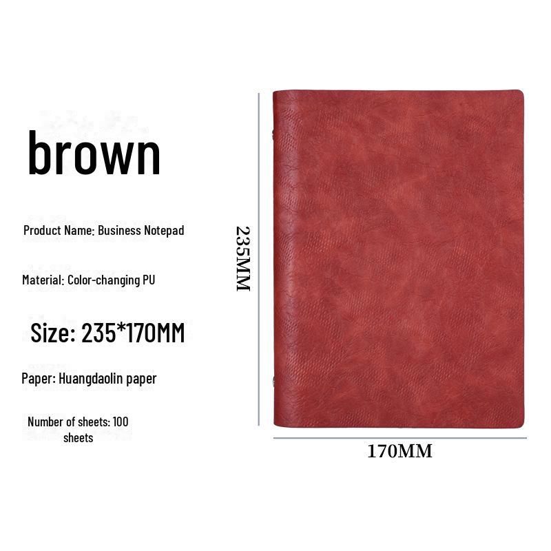 A5 Notizblock: Superdickes Business-Notizbuch mit individuellem Logodruck für Büromeetings