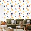 Colorful Clouds, Stars and Moons Wallpaper for Living Room and Bedroom 50x1000