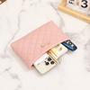 Embroidered Rhombus Soft Bag New Versatile Shoulder Messenger Women's Bag Niche Leather Mobile Phone Change Bag