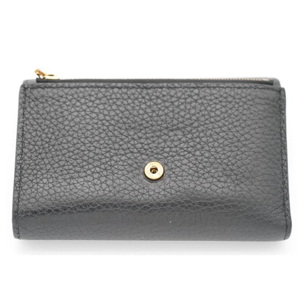 Used Louis Vuitton Capucines Noir Tri-fold Wallet