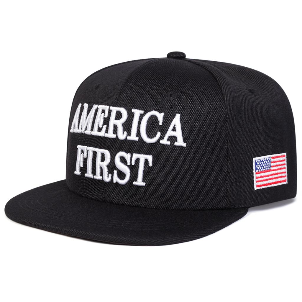 Hip-Hop Stitching Stitched Embroidered Alphabet First America Neutral Gender Women Men For Hats Spring And Autumn Outdoor Adjustable Casual