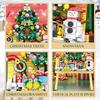 Christmas Tree Three-Dimensional Painting Decorative Painting Children'S Puzzle Assembly Building Block Toy Drawing Board Christmas Gift