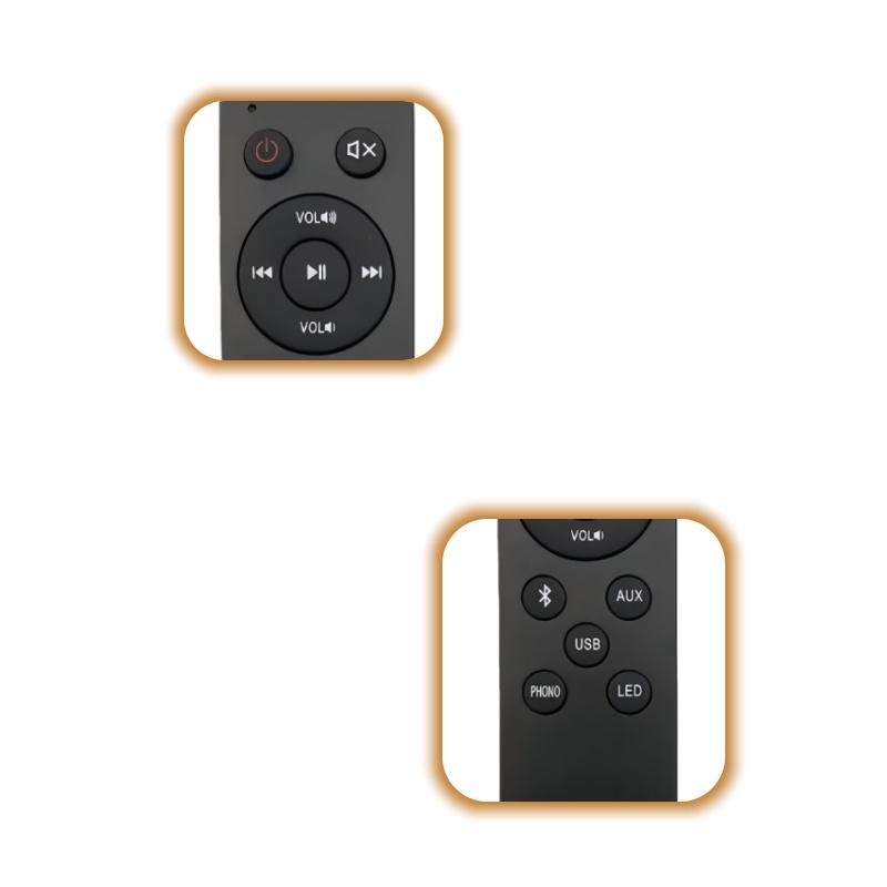 Replacement Remote Control for Klipsch THE THREE II 21067744 R4BII R-4BII 1068119 BAR40 TV SoundBar Speaker System 3