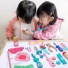Doctor Speelgoed voor Kinderen Set Kinderen Houten Rollenspel Kit Spelletjes voor Meisjes Jongens Rood Medisch Tandarts Medicijnkist Stoffen Tassen Cadeaus