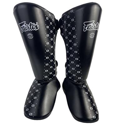 High Quality Black Professional Kids Boxing Training Shin Guard Adults Kickboxing Sanda Boxing Leggings Ankle Protection for M